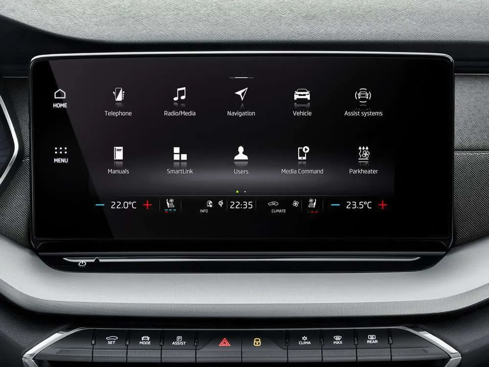 Интерьер салона <br>Skoda Octavia